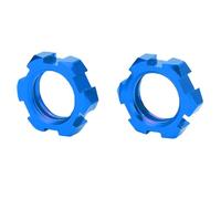 Generic Kit de Adaptador de Cubo Hexagonal de Rueda Estriada de 17 Mm, Adaptadores Hexagonales de 12 Mm a 17 con Cubos de Rueda Estriados de Metal para Slash 2WD, Rustler, Stampede y Bandit 4WD (BLUE)