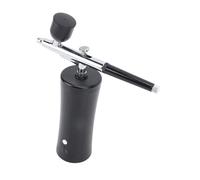 Generic Kit de Aerógrafo Eléctrico, Juego Inalámbrico Recargable para Colorear Modelos y Decoración de Uñas con Batería de Litio (BLACK)