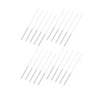 Generic Kit de Agujas de Limpieza de Boquillas de Impresora 3D de Acero Inoxidable de 0,4 Mm, 20 Piezas Esenciales para Atascos y Bloqueos