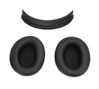 Generic Kit de Almohadillas para los Oídos y Diadema para W800BT Plus Cómodo Reemplazo de Espuma Viscoelástica Que Mejora la Experiencia de los Auriculares para Largas Sesiones de Escucha (Black)