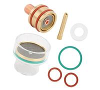 Generic Kit de Antorcha TIG de con Pinza de Copa de Vidrio para WP9 WP20, Mejora la Calidad de la Soldadura, Elementos Esenciales para Trabajos Pequeños, para Antorcha de Soldadura por de Argón