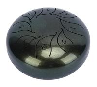Generic Kit de Batería de Idiomas, Pan Handpan Fácil Tocando Portátil Duradero con Martillo para Tocar (Cielo estrellado verde)