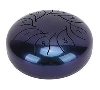 Generic Kit de Batería de Idiomas, Pan Handpan Fácil Tocando Portátil Duradero con Martillo para Tocar (cielo azul)