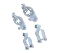 Generic Kit de Bisagras para Puerta con Poste en T, Resistente para Puertas Agrícolas de Eslabones de Cadena, Hierro Galvanizado de 1-5/8 Pulgadas, 2 Juegos