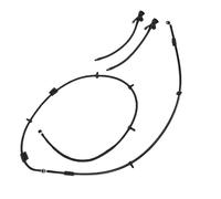 Generic Kit de Boquilla Limpiaparabrisas, Repuesto Eficiente para Super Duty 2010-2016, Limpieza Rápida para Entusiastas del Automóvil ABS + Goma