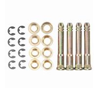 Generic Kit de Buje de Pasador de Bisagra de Puerta, Reemplazo Directo para Arreglar Puertas de Coche Sueltas o Ruidosas, Construcción Metálica, Solución de Fácil Instalación