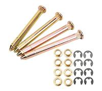 Generic Kit de Bujes de Pasador de Bisagra de Puerta de 20 Piezas 862793 Reemplazo para - El Juego de Reparación de Bisagras de Acero Galvanizado Repara Puertas Sueltas Restaura El Mantenimiento del