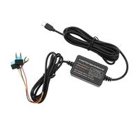 Generic Kit de Cableado de Cámara de Salpicadero Tipo C, Fuente de Alimentación Estable para Vigilancia de Estacionamiento Las 24 Horas para Cámara de Salpicadero de Coche, Adaptador USB C Que Se