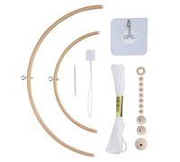 Generic Kit de Carillón de Viento DIY, Carillones Móviles de Madera Hechos a Mano para Cuna de bebé para Decoración de Guardería, Colgante Ecológico Colorido