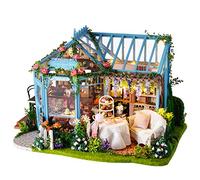 Generic Kit de Casa de Muñecas de Madera para Bricolaje, Adorable Minicasa de Juguete, Decoración del Hogar y Regalo para Mayores de 14 Años, Juguete de Montaje de Tamaño Mediano
