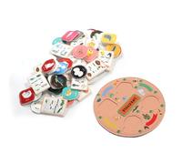 Generic Kit de Ciclo de Vida, Juego de Juguetes Educativos para Comprender los Ecosistemas y Las Redes Alimentarias para Niños en Edad Preescolar, Material de Fieltro con 61 Piezas
