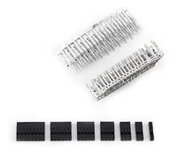 Generic Kit de Clavijas de Cable de Puente Macho Hembra, 310 Piezas para Proyectos Electrónicos con Carcasas de Clavijas y de Engarzado, Ideal para Fabricantes Avanzados de Bricolaje y Entusiastas