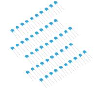 Generic Kit de Condensadores Cerámicos de Alto Voltaje, 50 Uds., 1000V, 0,1uF, 100nF, Condensadores de Disco Azul para Entusiastas de la Electrónica