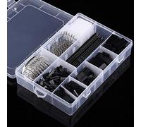 Generic Kit de Conectores de Cables de Puente de 1450 Piezas con Pines Macho y Hembra, Perfecto para Hacer Cables de Salto en Proyectos Electrónicos