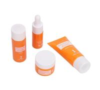 Generic Kit de Cuidado de la Piel con Vitamina C, Eliminación de Grasa, Juego Facial de Vitamina C, Brillo Hidratante, Blanqueamiento, Reduce las Arrugas para Viajes