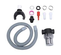 Generic Kit de Desviación de Barril de Lluvia, Kit de Conector de Barril de Lluvia de Recolección de Agua de de Diverador con Filtro Conexión de Manguera de Recolección de Agua Redonda para (100 mm