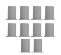 Generic Kit de Enrutamiento de Cables de 10 Piezas para Ojales Pasantes de Silicona, Gestión Ordenada de Cables para el Hogar y la Oficina, Resistente Al Agua y Al Polvo, 35x52 Mm (Grey)