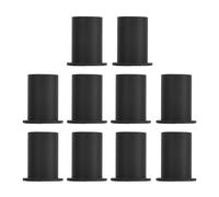 Generic Kit de Enrutamiento de Cables de 10 Piezas para Ojales Pasantes de Silicona, Gestión Ordenada de Cables para el Hogar y la Oficina, Resistente Al Agua y Al Polvo, 35x52 Mm (Black)
