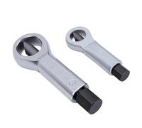 Generic Kit de Extracción de Galletas de Nueces, Juego de Extractores Resistentes de 2 Uds para Tuercas Dañadas en Aplicaciones Automotrices, Acero Al Carbono Tratado Térmicamente
