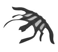 Generic Kit de Forro de Espuma para Casco de Motocicleta, Almohadillas Interiores para Casco, Red Antiinsectos con Gancho y Bucle para Máxima Comodidad, Color Negro