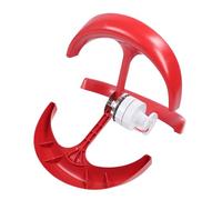 Generic Kit de Generador Eólico de Ejes Verticales de bajo Ruido de 300 W para Alumbrado Público Exterior en Forma de Linterna Roja, Fácil de Montar para Hogares, Prevención de Incendios Forestales