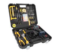 Generic Kit de Herramienta de Perforación de Potencia Inalámbrica Configuración de Torsión Personalizable Destornillador Eléctrico y Juego de Ejercicios para Carpintería, Proyectos de Bricolaje