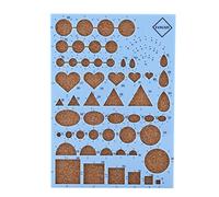 Generic Kit de Herramientas de Filigrana de Papel, Tablero de Plantilla de Manualidades de Papel Resistente para Flores, Hojas, Animales, el Mejor Regalo para Amantes de las Manualidades en, (BLUE)