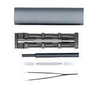 Generic Kit de Herramientas de Reparación, Mordedura Ajustada de 42 Piezas S2 bits de Acero Destornillador Preciso para la Cámara de Reloj