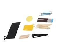 Generic Kit de Herramientas para Esculpir Arcilla, Kit de Herramientas de Alfarería Portátil y Liviano, 38 Piezas para Adultos y Niños, Modelado Artesanal con Bolsa, Ideal para Principiantes
