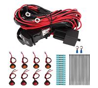 Generic Kit de Interruptor Basculante de Señal de Giro UTV, de Iluminación Legal de Calle de Alto Rendimiento, con Arnés de relé Intermitente, Ideal para Vehículos ATV (Interruptor de giro