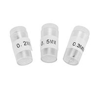 Generic Kit de Limpieza de Aerógrafo, Accesorios de Aerógrafo Iwata Diámetro: 0.2 Mm, 0.3 Mm, .5 : Acero Inoxidable Altura de la boquilla: 7 / .28 "