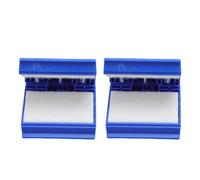 Generic Kit de Limpieza de Fibra,Abrazadera de Limpieza de Fibra óptica con 20 Almohadillas de Reemplazables,Toallitas de Algodón de Material ABS para Herramientas de