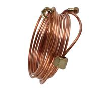 Generic Kit de Línea de Manómetro de Presión de Aceite de 1/8 Pulgadas, Tubería de Cobre Precisa para Camión Automotriz