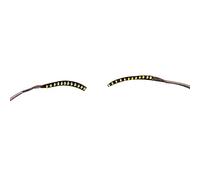 Generic Kit de Luces LED para Pestañas Postizas, Lámpara de Pestañas con Tira de Maquillaje Brillante, Fácil de Usar, Confiable, para Fiesta y Halloween (YELLOW)