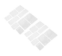 Generic Kit de Moldes para Mascarillas Faciales DIY para el Cuidado de la Piel con Moldes Reutilizables para Parches de Mascarillas para Uso Doméstico y de Salón, 2 Cajas de Varios Tamaños