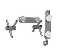 Generic Kit de Montaje de Carcasa de Cuerpo Magnético de Aluminio, Diseño Sigiloso y Ligero para Coche de Carreras HSP 1/10 RC, Construcción Duradera de Aleación CNC (Color Ti)