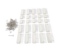 Generic Kit de Peines Bloqueadores de Punto, Alfileres de Bloqueo de Punto Fáciles de Usar para Proyectos de Ganchillo, Regalo Ideal para Tejedores, Viene con 15 Peines de 8 Pines + 10 de 4 Pines,