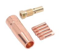 Generic Kit de Puntas de Boquilla sin Gas para Century Fc90 80Gl, Easy Weld 261308 306, Soldador Ti Easy Flux 125 Accesorio de Soldadura Mig de Latón de 0,035 Pulgadas con 5 Puntas Conductoras