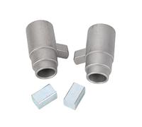 Generic Kit de Reemplazo de Funda de Casquillo de Ajuste de Reposabrazos - Fundas de Reparación de Metal para T5 2003-2010 - Repara Reposabrazos Sueltos con Piezas 7H0881081 7H0881082 Bujes