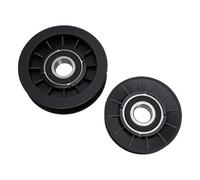 Generic Kit de Reemplazo de Polea Loca Plana en V para Cortadora de Césped D140 D150 D155 Construcción Duradera 2 Unidades