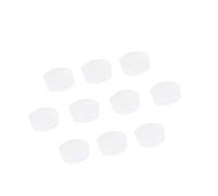 Generic Kit de Reemplazo de Tapón de Orificio de Flauta de Goma Suave, 10 Uds., Accesorios Fáciles de Instalar para Reparación de Flauta, Opciones Blancas y Transparentes (Transparente CF99)