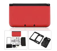 Generic Kit de Reparación de Carcasa Completa 3DS XL, Carcasa de Repuesto Duradera para 3DSLL, Incluye Todas las Piezas para Reparación de Consola, para Jugadores que Desean Actualizar su (rojo)