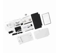 Generic Kit de Reparación de Carcasa Completa 3DS XL, Juego Completo de Repuesto para Consolas, Material Duradero, Ideal para Reparar Piezas, Repuesto de Carcasa 3DSLL para Jugadores (WHITE)