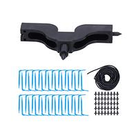 Generic Kit de Riego por Goteo para Riego Eficiente Juego de Manguera de 15 M con Conectores de Púas y Goteros para Jardinería Doméstica y Espacios Verdes Públicos