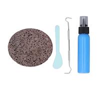 Generic Kit de Rocas Acolchadas de Látex para Aliviar la Ansiedad, Centrarse en la Tarea, Navidad y Acción de Gracias, Juguete para Recoger Piedras Planas para Relajarse (látex Azul)