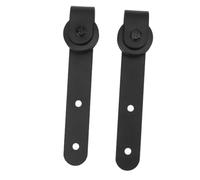 Generic Kit de Rodillos Deslizantes para Puertas de Gabinete, Juego de Herrajes Lisos y Silenciosos para Dormitorio, Sala de Estar, Almacén, Acero Al Carbono, 2 Rieles para Colgar de 420g