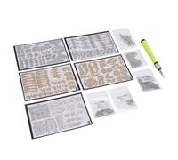 Generic Kit de Rompecabezas de Metal 3D, Espectacular Vástago de Galvanoplastia, Modelo Mecánico Educativo DIY para Niños y Adultos, Acero Al Carbono Laminado en Frío (Gold)