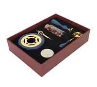 Generic Kit de Sellos de Lacre, Diseño Retro, con Calentador de Lacre y Cuchara para Sobres, Postales, Diario, ""