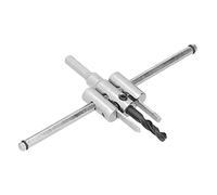 Generic Kit de Sierra Cortadora de Agujeros Circulares Ajustable, Broca de Madera Versátil con Diámetro Ajustable para Proyectos de Carpintería, 1 Juego (40-200 mm)