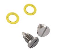 Generic Kit de Tapón de Drenaje de Caja de Engranajes, Tapón de Drenaje de Aceite de Unidad Inferior de Metal, Paquete de 2 OEM 22-8M0058389 10-79953Q04 para Servicio de Caja de Engranajes Fuera de